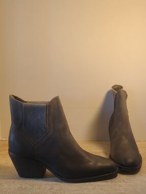 New Free People X Faryl Robin Williams Distressed Leather Western Boots Us 9